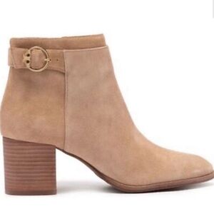 Tory Burch Sofia Suede microsuede bootie